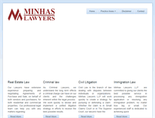 Tablet Screenshot of minhaslawyers.ca